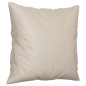 vidaXL Cojines decorativos 2 uds tela microfibra crema 40x40 cm vidaXL Cojines decorativos 2 uds tela microfibra crema 40x40 cm