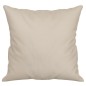 vidaXL Cojines decorativos 2 uds tela microfibra crema 40x40 cm vidaXL Cojines decorativos 2 uds tela microfibra crema 40x40 cm
