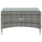 vidaXL Set de muebles de jardín 8 pzas y cojines ratán sintético gris vidaXL Set de muebles de jardín 8 pzas y cojines ratán sintético gris