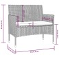vidaXL Set de muebles de jardín 8 pzas y cojines ratán sintético gris vidaXL Set de muebles de jardín 8 pzas y cojines ratán sintético gris