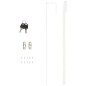 vidaXL Espejo con joyero de pared negro 37,5x10x106 cm vidaXL Espejo con joyero de pared negro 37,5x10x106 cm