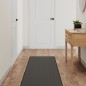 vidaXL Alfombra de pasillo con aspecto sisal gris antracita 50x250 cm