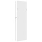 vidaXL Espejo con joyero y luces LED para pared blanco vidaXL Espejo con joyero y luces LED para pared blanco