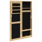 vidaXL Espejo con joyero de pared 30x8,5x90 cm vidaXL Espejo con joyero de pared 30x8,5x90 cm