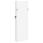 vidaXL Espejo con joyero de pared blanco 30x8,5x90 cm vidaXL Espejo con joyero de pared blanco 30x8,5x90 cm