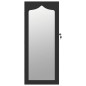 vidaXL Espejo con joyero de pared negro 37,5x10x90 cm vidaXL Espejo con joyero de pared negro 37,5x10x90 cm
