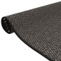 vidaXL Alfombra de pasillo con aspecto sisal gris antracita 50x150 cm vidaXL Alfombra de pasillo con aspecto sisal gris antracita 50x150 cm
