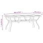 vidaXL Juego de comedor para jardín 9 piezas marrón y negro vidaXL Juego de comedor para jardín 9 piezas marrón y negro