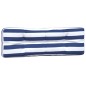 vidaXL Cojines para sofá de palets 2 piezas tela a rayas azul y blanco vidaXL Cojines para sofá de palets 2 piezas tela a rayas azul y blanco