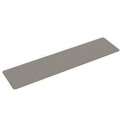 vidaXL Alfombra de pasillo con aspecto de sisal plateada 50x200 cm