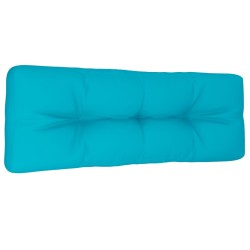 vidaXL Cojín para sofá de palets tela turquesa 120x40x12 cm
