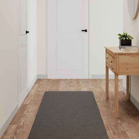 vidaXL Alfombra de pasillo gris antracita 60x180 cm