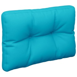 vidaXL Cojín para sofá de palets tela turquesa 50x40x12 cm