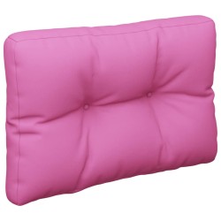 vidaXL Cojín para sofá de palets tela rosa 60x40x12 cm