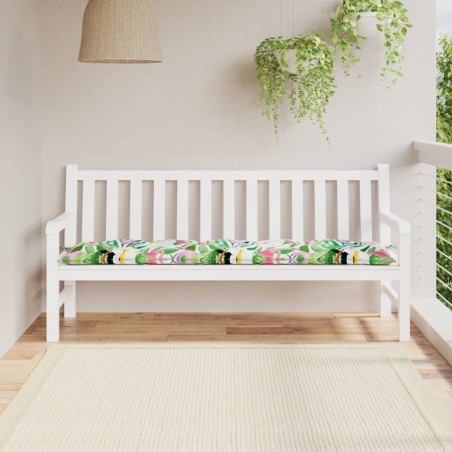 vidaXL Cojín de banco de jardín tela Oxford multicolor 180x50x7 cm