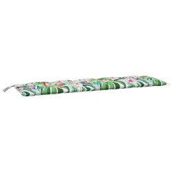 vidaXL Cojín de banco de jardín tela Oxford multicolor 180x50x7 cm