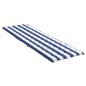 vidaXL Cojín de tumbona tela Oxford a rayas azul y blanco vidaXL Cojín de tumbona tela Oxford a rayas azul y blanco