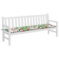 vidaXL Cojín para banco de jardín tela multicolor 200x50x7 cm vidaXL Cojín para banco de jardín tela multicolor 200x50x7 cm