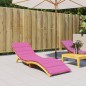 vidaXL Cojín de tumbona tela Oxford rosa vidaXL Cojín de tumbona tela Oxford rosa