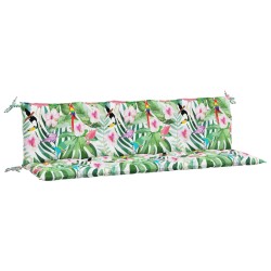 vidaXL Cojines banco de jardín 2 uds tela Oxford multicolor