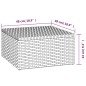 vidaXL Set de muebles de jardín 3 pzas y cojines ratán sintético gris vidaXL Set de muebles de jardín 3 pzas y cojines ratán sintético gris