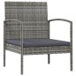 vidaXL Set de muebles de jardín 8 pzas y cojines ratán sintético gris vidaXL Set de muebles de jardín 8 pzas y cojines ratán sintético gris