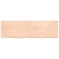 vidaXL Estante de pared madera maciza roble sin tratar 200x60x(2-6) cm vidaXL Estante de pared madera maciza roble sin tratar 200x60x(2-6) cm