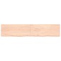 vidaXL Estante de pared madera maciza roble sin tratar 200x40x(2-6) cm vidaXL Estante de pared madera maciza roble sin tratar 200x40x(2-6) cm