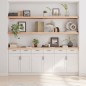vidaXL Estante de pared madera maciza roble sin tratar 200x30x(2-6) cm vidaXL Estante de pared madera maciza roble sin tratar 200x30x(2-6) cm