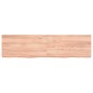 vidaXL Estante pared madera roble tratada marrón claro 120x30x(2-6) cm vidaXL Estante pared madera roble tratada marrón claro 120x30x(2-6) cm