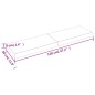 vidaXL Estante pared madera roble tratada marrón claro 120x30x(2-6) cm vidaXL Estante pared madera roble tratada marrón claro 120x30x(2-6) cm