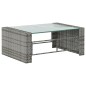 vidaXL Set de muebles de jardín 16 pzas y cojines ratán sintético gris vidaXL Set de muebles de jardín 16 pzas y cojines ratán sintético gris