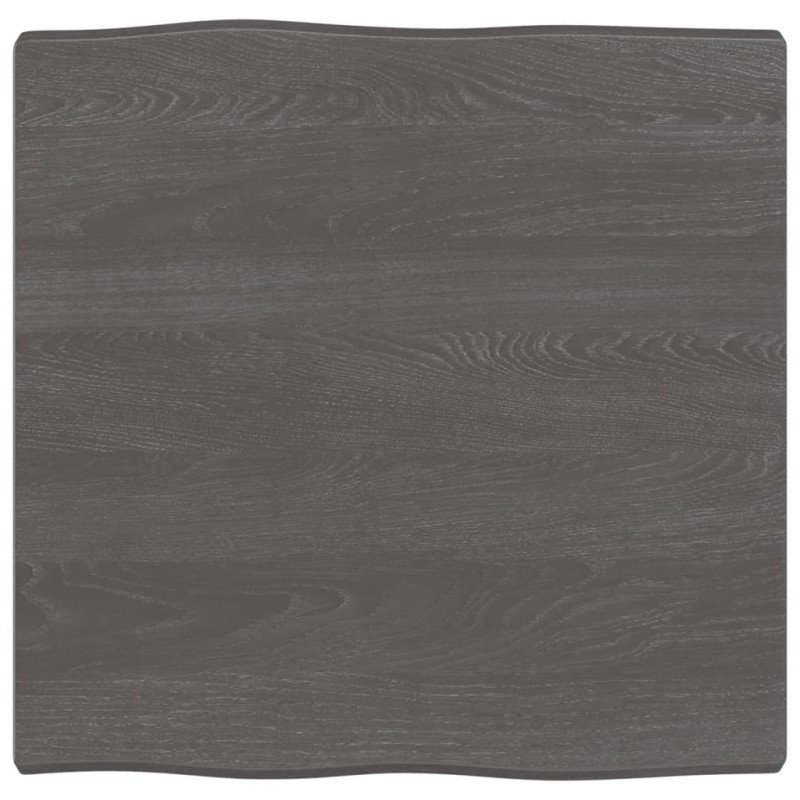 vidaXL Tablero mesa madera tratada borde vivo marrón 60x60x(2-4) cm vidaXL Tablero mesa madera tratada borde vivo marrón 60x60x(2-4) cm