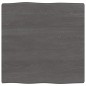 vidaXL Tablero mesa madera tratada borde vivo marrón 60x60x(2-4) cm vidaXL Tablero mesa madera tratada borde vivo marrón 60x60x(2-4) cm