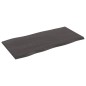 vidaXL Tablero mesa madera tratada roble borde vivo marrón 100x50x2 cm
