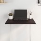 vidaXL Tablero mesa madera tratada roble borde vivo marrón 60x40x2 cm vidaXL Tablero mesa madera tratada roble borde vivo marrón 60x40x2 cm