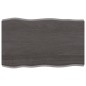 vidaXL Tablero mesa madera tratada borde vivo marrón 80x50x(2-6) cm vidaXL Tablero mesa madera tratada borde vivo marrón 80x50x(2-6) cm