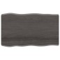 vidaXL Tablero mesa madera tratada borde vivo marrón 100x60x(2-6) cm vidaXL Tablero mesa madera tratada borde vivo marrón 100x60x(2-6) cm