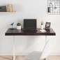 vidaXL Tablero mesa madera tratada borde vivo marrón 100x60x(2-6) cm vidaXL Tablero mesa madera tratada borde vivo marrón 100x60x(2-6) cm