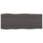 vidaXL Tablero mesa madera tratada borde vivo marrón 100x40x(2-4) cm vidaXL Tablero mesa madera tratada borde vivo marrón 100x40x(2-4) cm