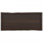 vidaXL Tablero mesa madera tratada borde vivo marrón 100x40x(2-4) cm vidaXL Tablero mesa madera tratada borde vivo marrón 100x40x(2-4) cm