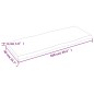 vidaXL Tablero mesa madera tratada borde vivo marrón 100x40x(2-4) cm vidaXL Tablero mesa madera tratada borde vivo marrón 100x40x(2-4) cm