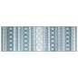 vidaXL Alfombra de exterior verde agua y gris reversible 80x250 cm vidaXL Alfombra de exterior verde agua y gris reversible 80x250 cm