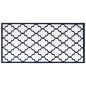 vidaXL Alfombra de exterior azul marino y blanca reversible 100x200 cm vidaXL Alfombra de exterior azul marino y blanca reversible 100x200 cm