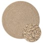vidaXL Alfombra con aspecto de yute interior y exterior 90 cm vidaXL Alfombra con aspecto de yute interior y exterior 90 cm