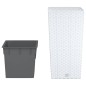 vidaXL Macetero con interior extraíble PP ratán blanco 11/26,5 L vidaXL Macetero con interior extraíble PP ratán blanco 11/26,5 L