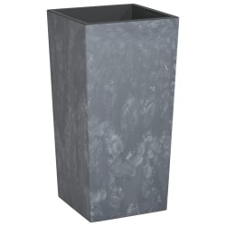 vidaXL Macetero interior extraíble PP aspecto hormigón gris 21/49 L