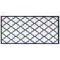 vidaXL Alfombra de exterior azul marino y blanca reversible 80x150 cm vidaXL Alfombra de exterior azul marino y blanca reversible 80x150 cm