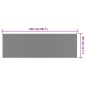 vidaXL Alfombra de exterior verde agua y gris reversible 80x250 cm vidaXL Alfombra de exterior verde agua y gris reversible 80x250 cm