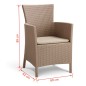 Keter Silla de comedor de jardín Iowa capuchino 215519 Keter Silla de comedor de jardín Iowa capuchino 215519